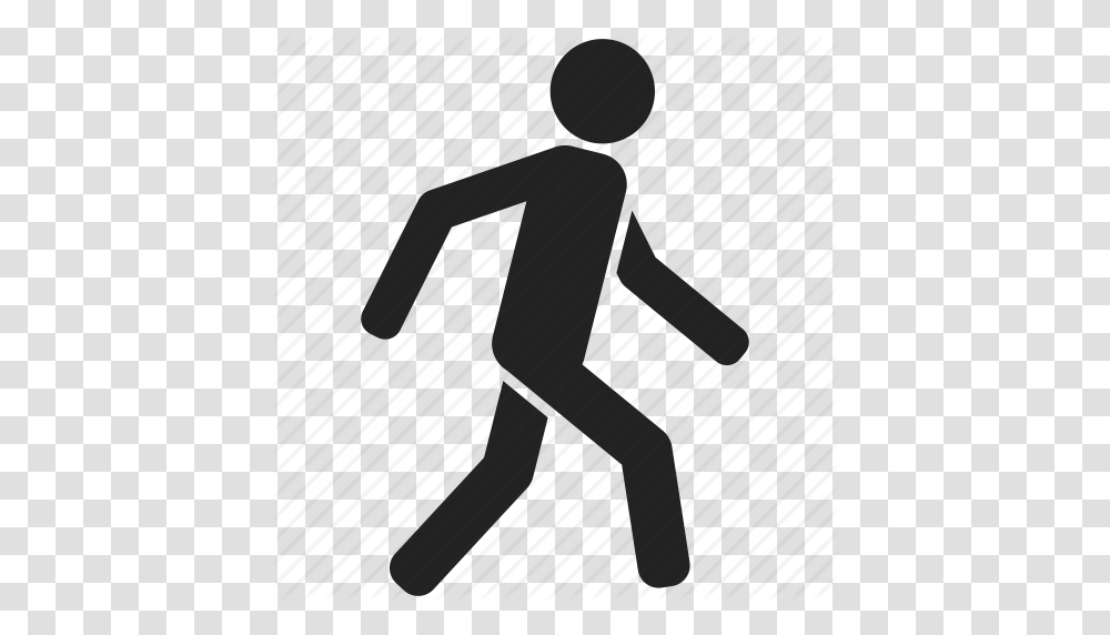 Man People Person Running User Walk Walking Icon, Silhouette, Blow Dryer, Pedestrian, Leisure Activities Transparent Png