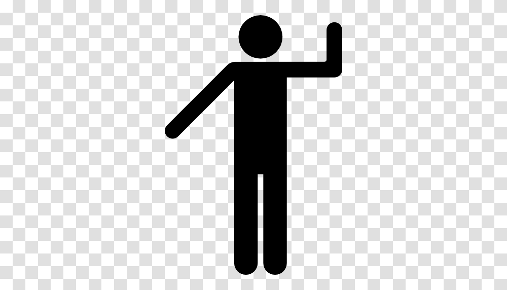 Man Person People Silhouette User Icon, Sign, Hammer, Tool Transparent Png