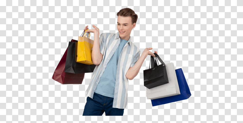 Man Photos Pictures Man Shopping Images, Bag, Person, Human, Handbag Transparent Png