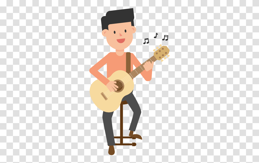 Man Playing Guitar Illustration, Leisure Activities, Musical Instrument, Female, Person Transparent Png