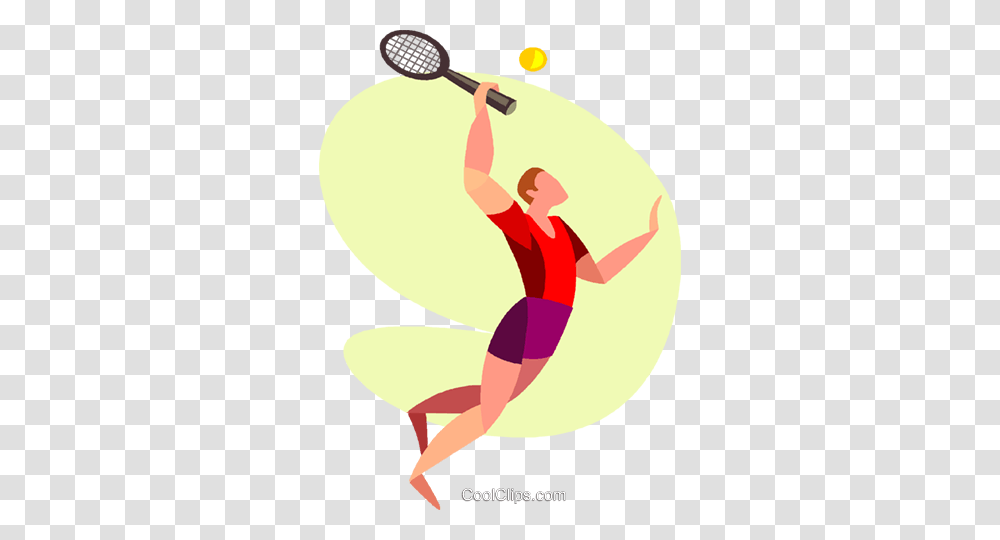 Man Playing Tennis Royalty Free Vector Clip Art Illustration, Leisure Activities, Sport, Outdoors, Dance Transparent Png