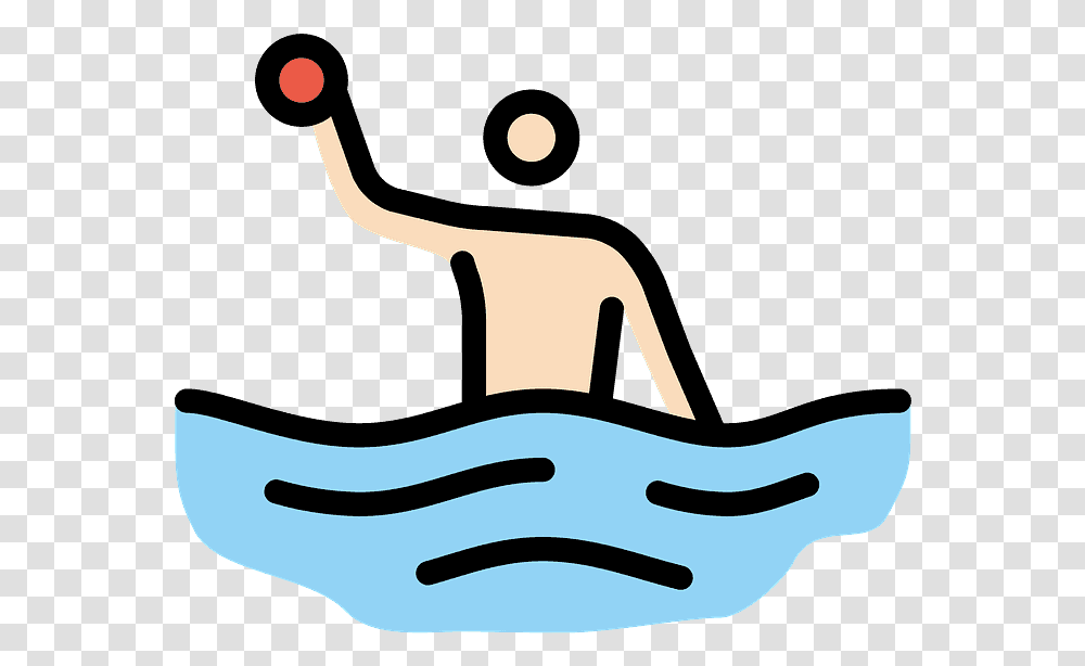 Man Playing Water Polo Emoji Clipart Water Polo Transparent Png