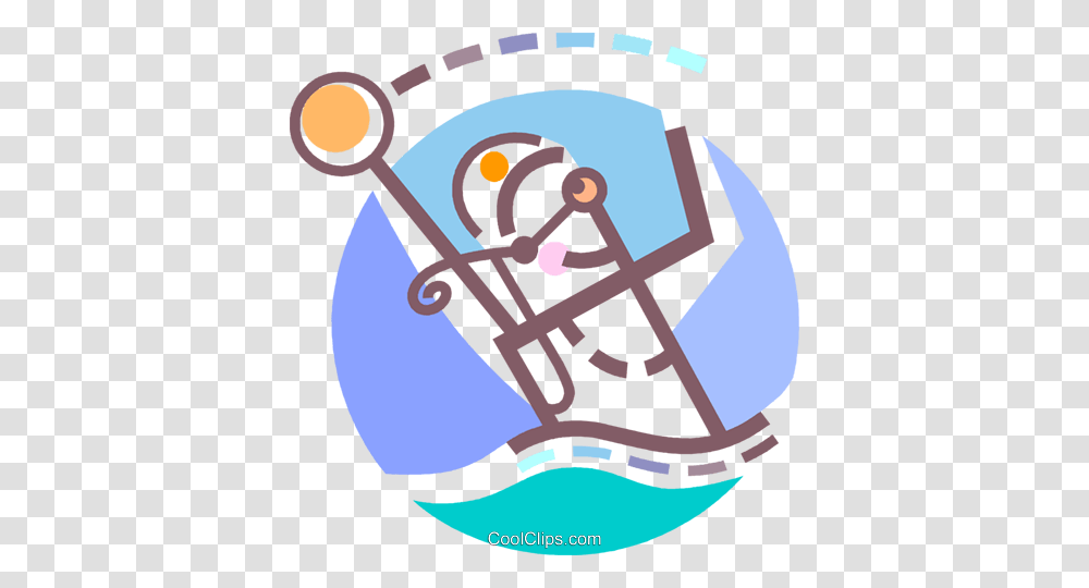 Man Playing Water Polo Royalty Free Vector Clip Art Illustration, Musical Instrument, Horn, Brass Section, Leisure Activities Transparent Png
