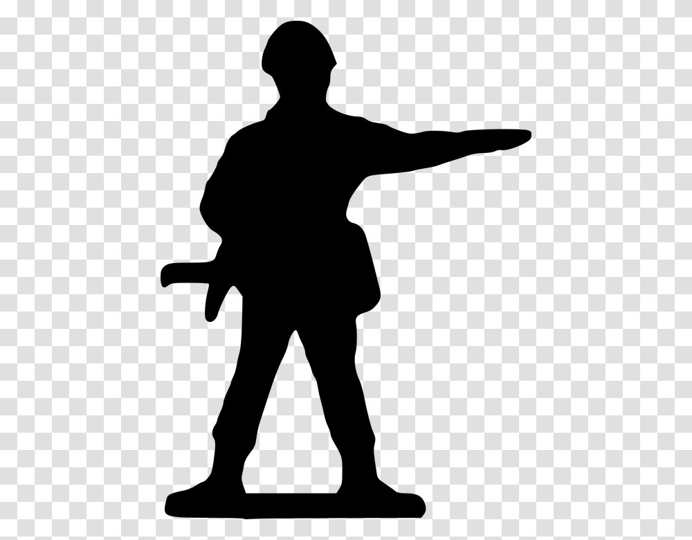 Man Point Silhouette Clipart, Gray, World Of Warcraft Transparent Png