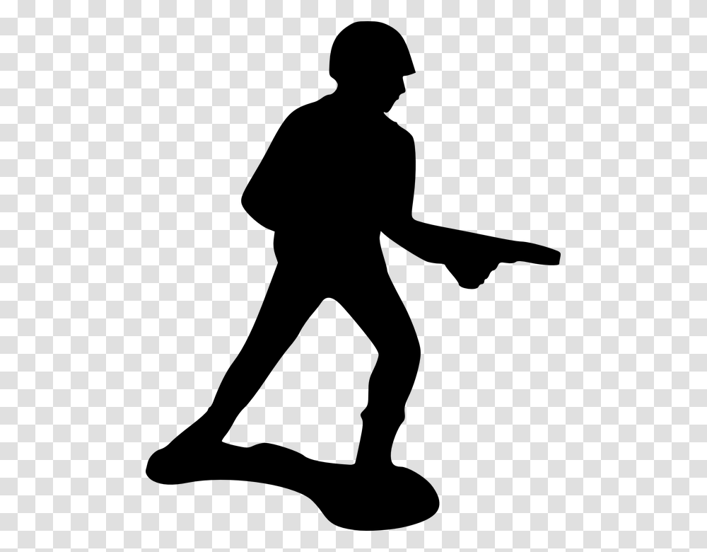 Man Point Silhouette Clipart, Gray, World Of Warcraft Transparent Png