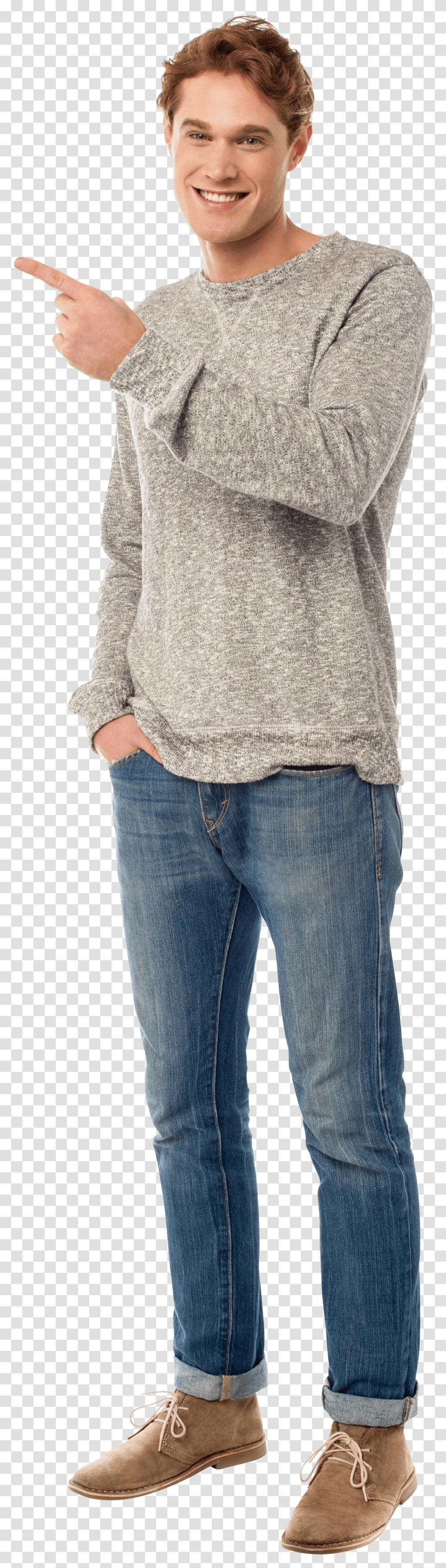 Man Pointing Full Body Transparent Png