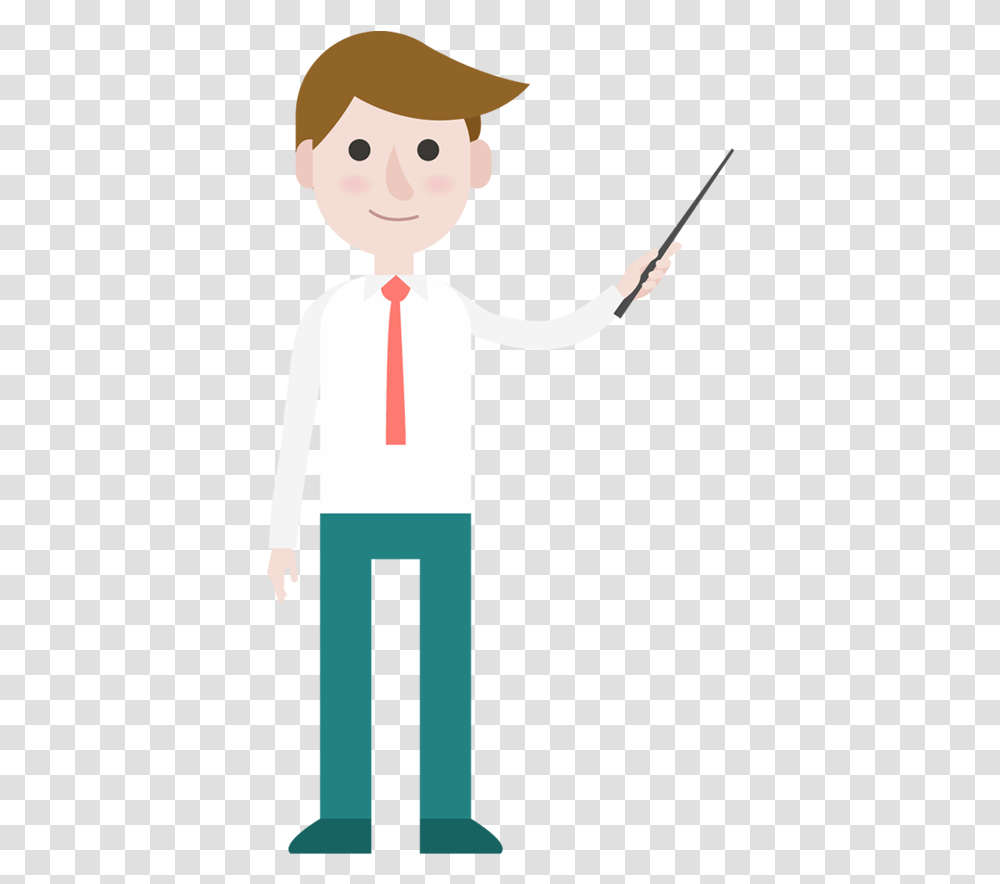 Man Pointing Man Pointing Clipart, Shirt, Tie, Accessories Transparent Png