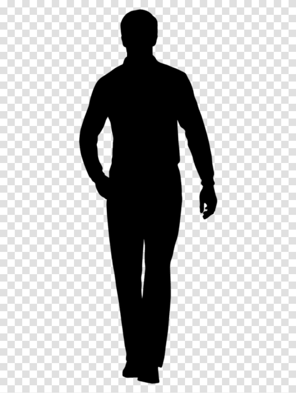 Man Praying Silhouette Male Silhouette, Gray, World Of Warcraft Transparent Png