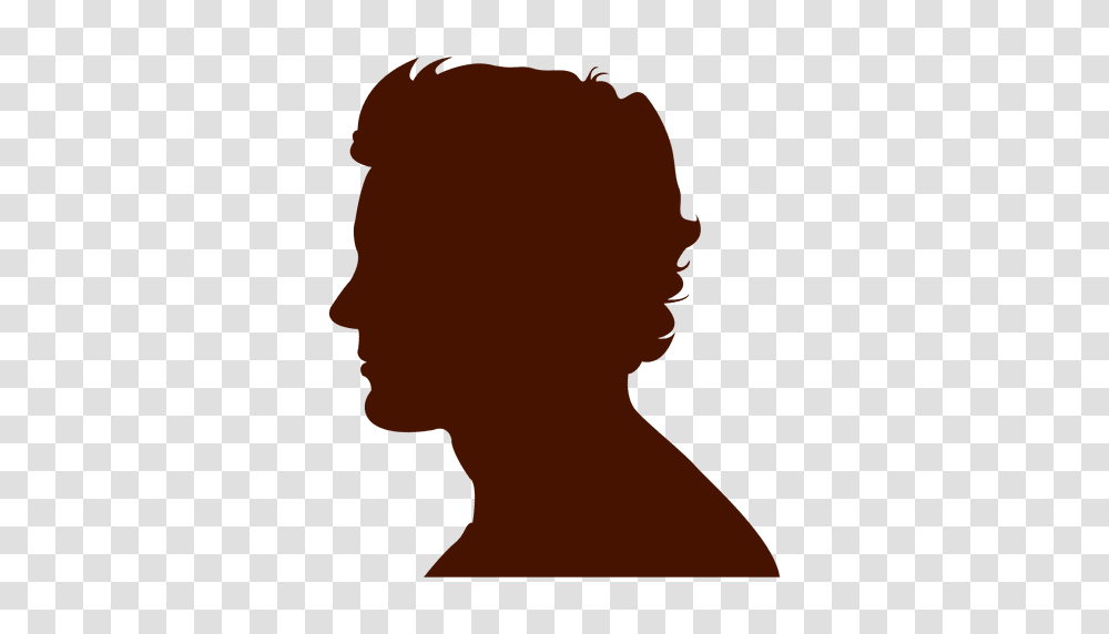 Man Profile Silhouette, Person, Human, Back, Green Transparent Png