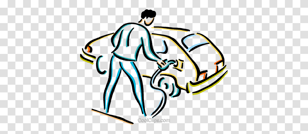 Man Putting Gas In His Car Royalty Free Vector Clip Art, Dynamite, Weapon, Weaponry, Animal Transparent Png