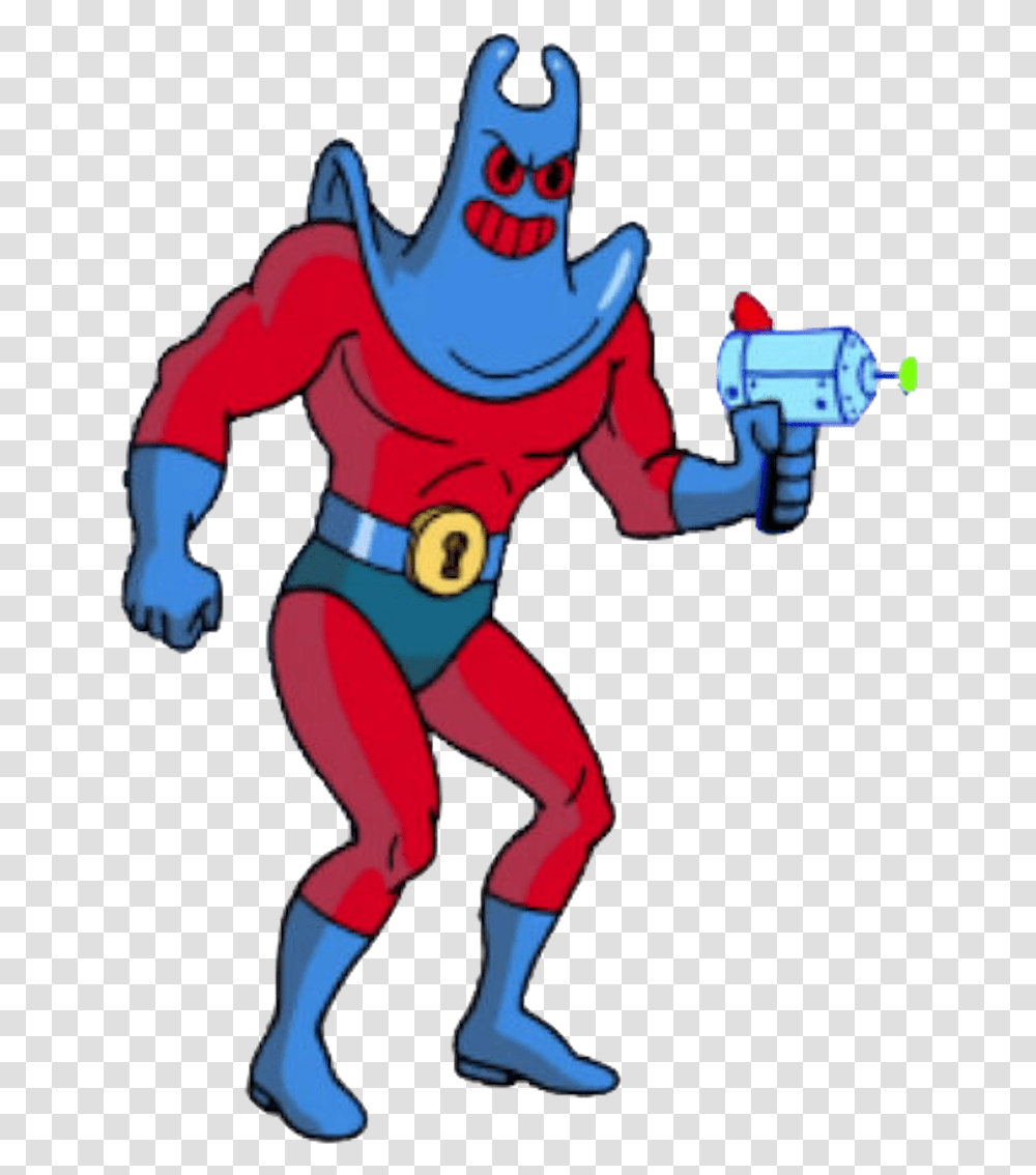Man Ray Is The Second Major Archenemy Of Mermaid Man Man Ray Spongebob, Costume, Outdoors, Apparel Transparent Png