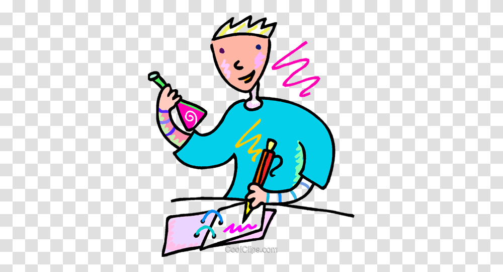 Man Recording His Scientific Results Royalty Free Vector Clip Art, Juggling, Poster, Advertisement, Worker Transparent Png