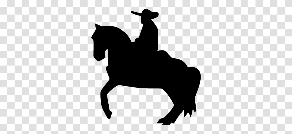 Man Riding On A Horse Silhouette Of Flamenco Free Vectors, Gray, World Of Warcraft Transparent Png
