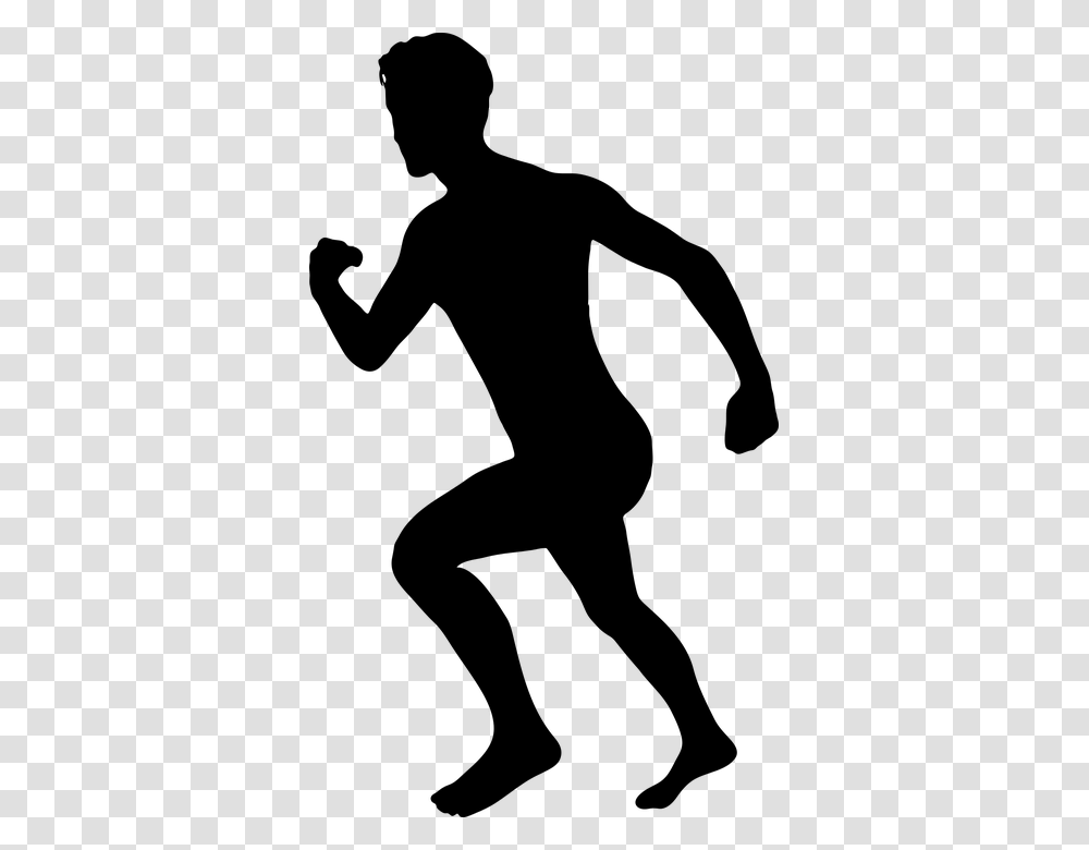 Man Running Clip Art, Gray, World Of Warcraft Transparent Png