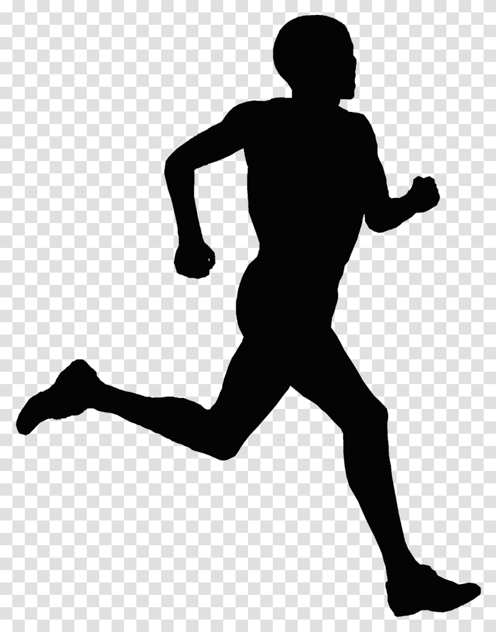 Man Running Clip Art, Person, People, Silhouette, Sport Transparent Png