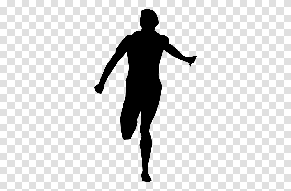 Man Running Clip Art, Silhouette, Person, Human, Stencil Transparent Png