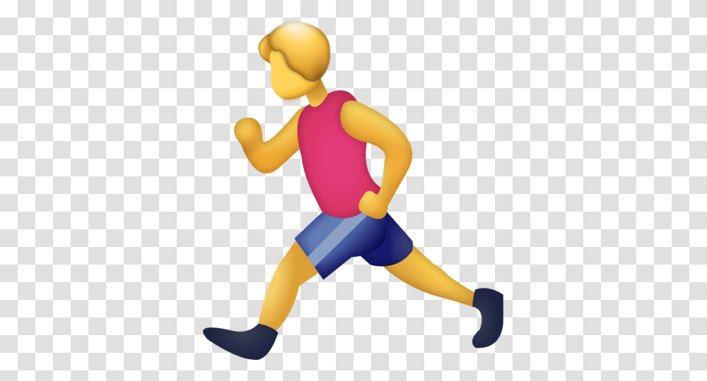 Man Running Emoji, Person, Human, Standing, Working Out Transparent Png