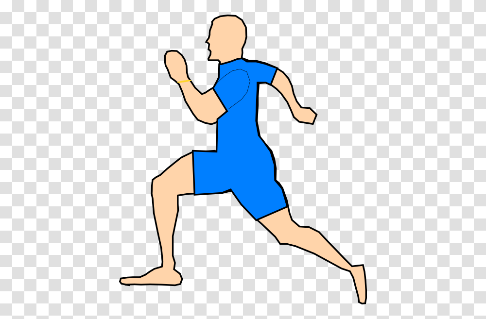 Man Running In Light Blue Clip Art, Working Out, Sport, Exercise, Sports Transparent Png