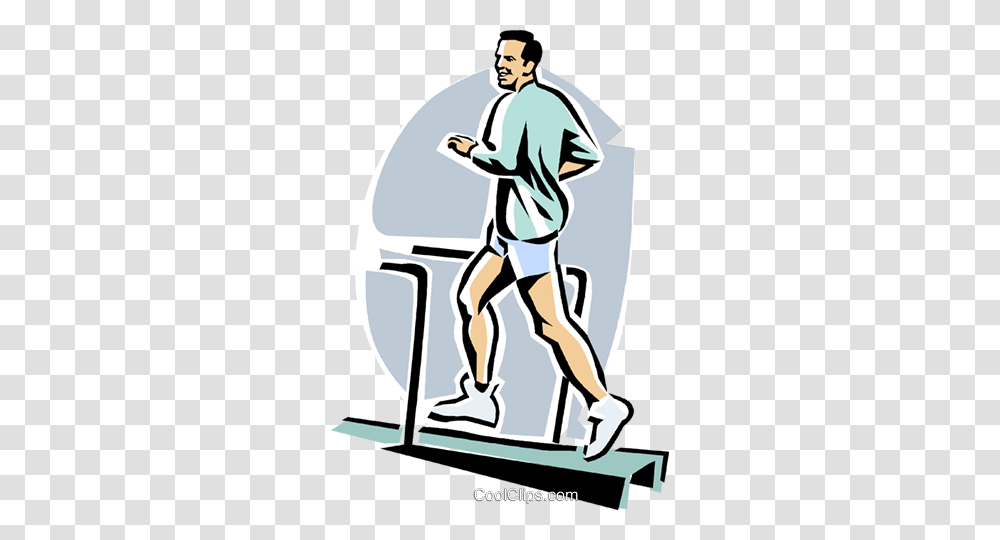 Man Running On A Treadmill Royalty Free Vector Clip Art, Duel, Poster, Person, Outdoors Transparent Png