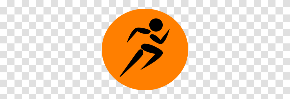 Man Running Orange Clip Art, Logo, Trademark Transparent Png
