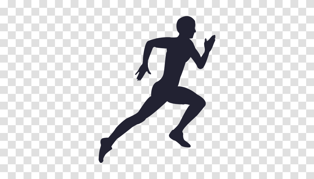 Man Running Silhouette, Person, Dance Pose, Leisure Activities, Sport Transparent Png