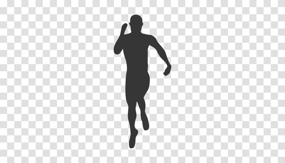 Man Running Silhouette, Person, Outdoors, Nature, People Transparent Png