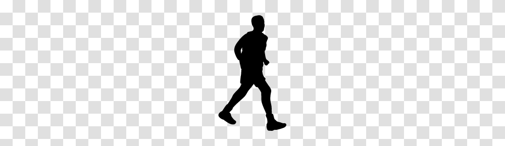 Man Running Silhouette Silhouette Of Man Running, Person, Human, Ninja, Pedestrian Transparent Png