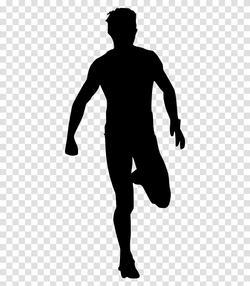 Man Running Silhouette, Sleeve, Long Sleeve, Person Transparent Png