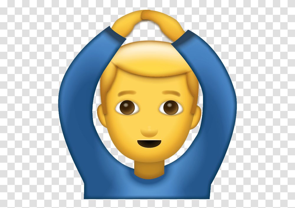 Man Saying Yes Emoji, Toy, Face, Gold, Hardhat Transparent Png