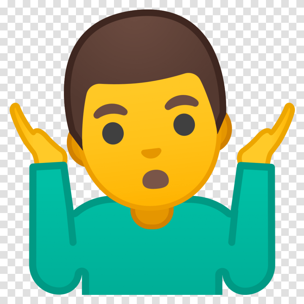 Man Shrugging Icon Dont Know Emoji, Outdoors, Elf Transparent Png