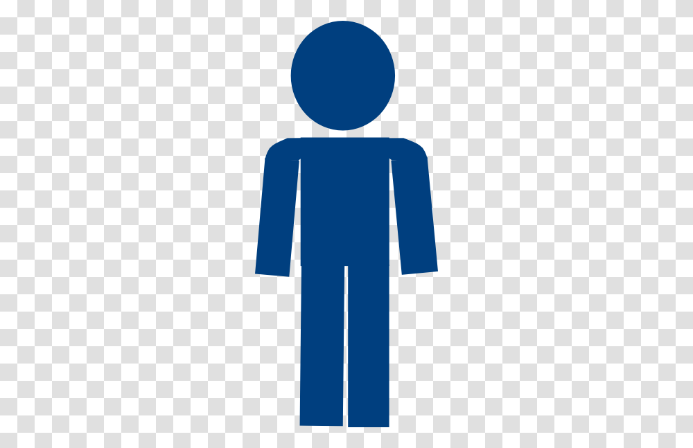 Man Sign Blue No Looking Clip Art For Web, Sleeve, Long Sleeve, Coat Transparent Png