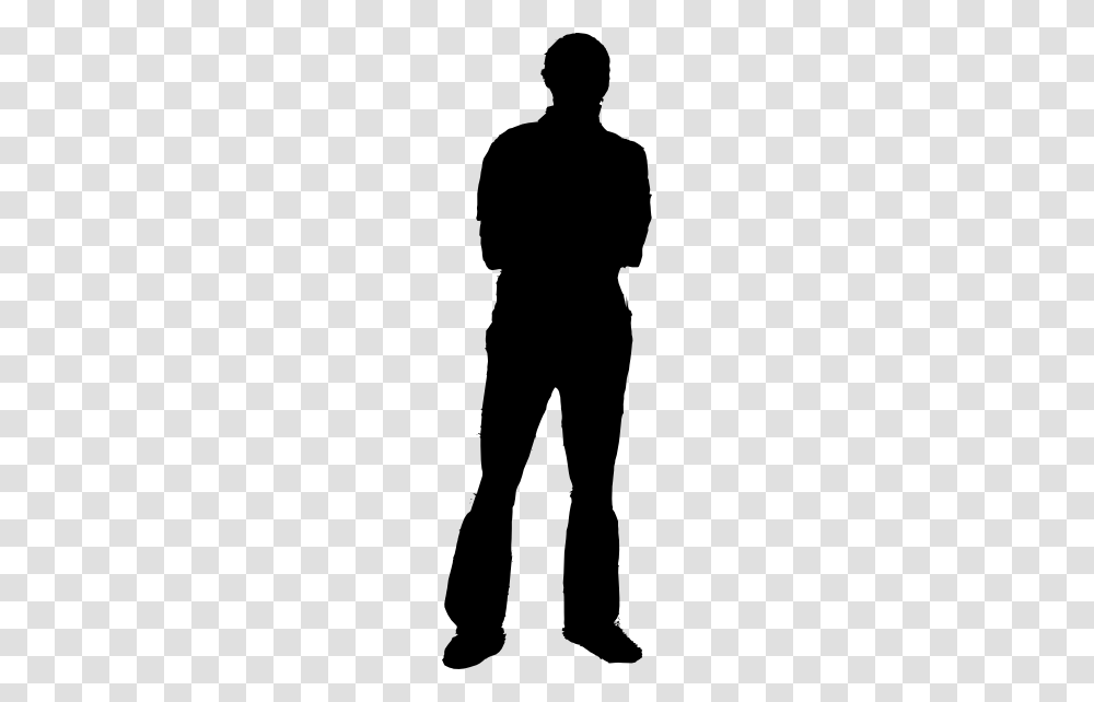 Man Silhouette Clip Art, Person, Stencil, Standing, Animal Transparent Png