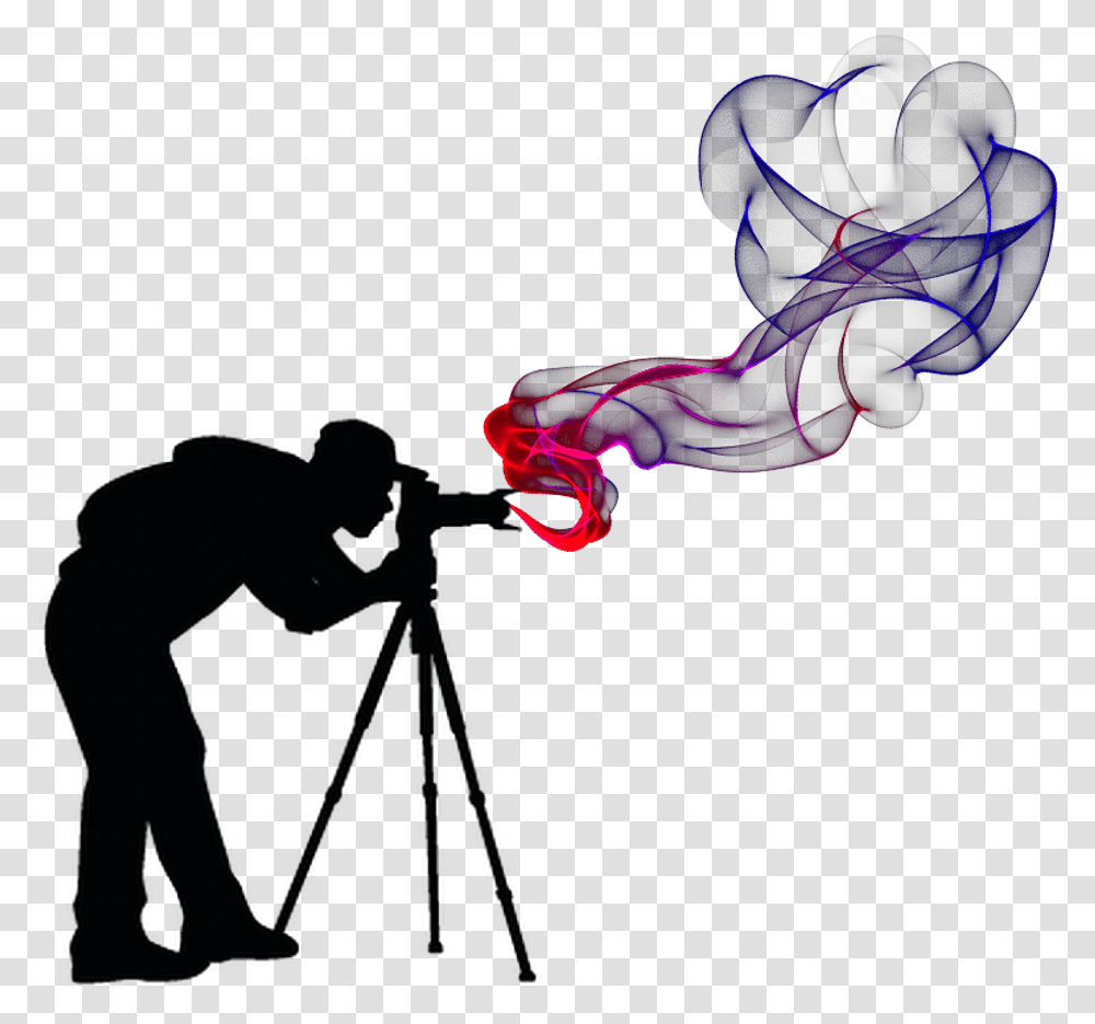 Man Silhouette Photography Full Hd Camera Logo Hd, Smoke, Smoking Transparent Png