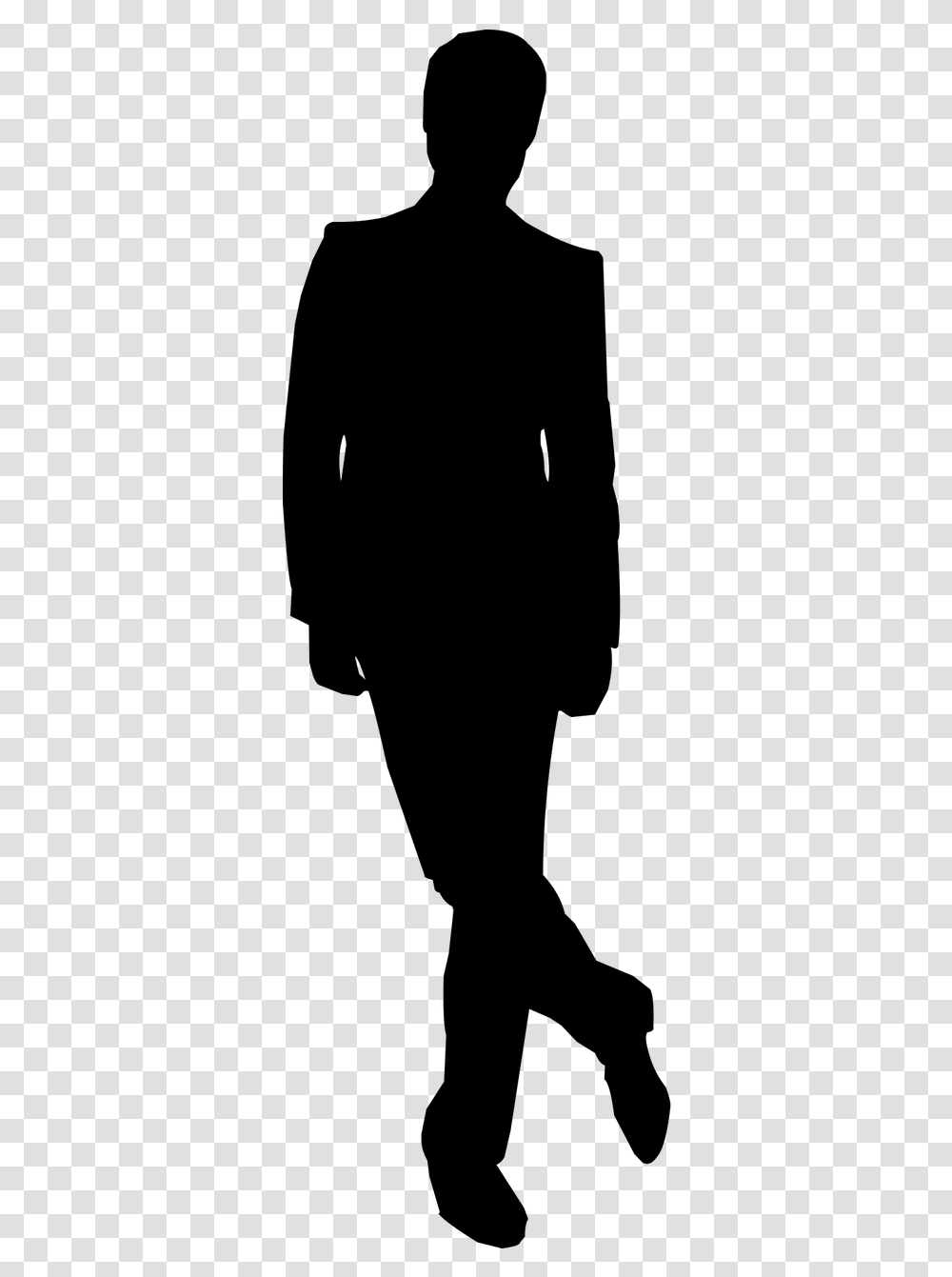 Man Silhouette Standing Free Photo Man, Gray, World Of Warcraft Transparent Png