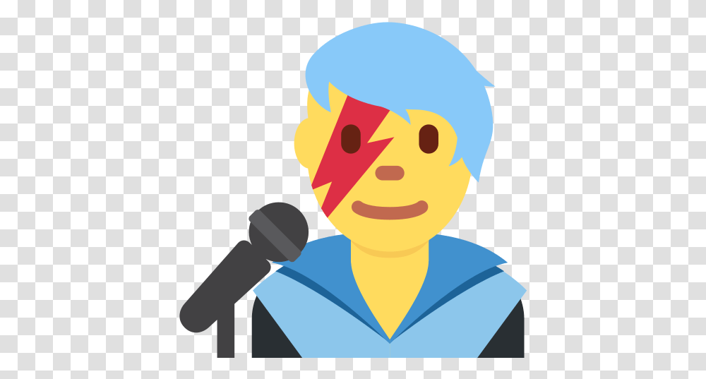 Man Singer Emoji Meaning With Spokesperson, Face, Karaoke, Leisure Activities, Head Transparent Png
