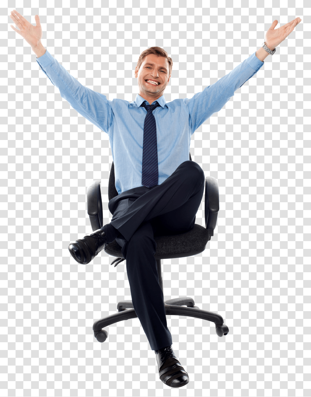 Man Sitting Businessperson, Shirt, Chair, Furniture Transparent Png