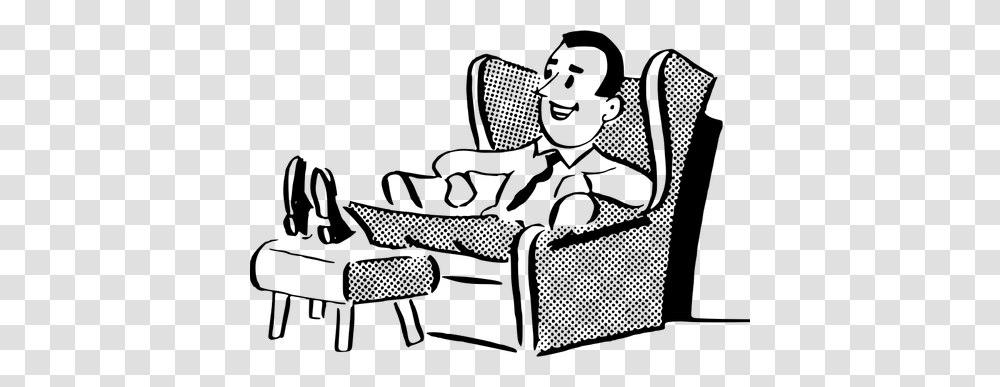 Man Sitting Down Comfortably Vector Image, Gray, World Of Warcraft Transparent Png
