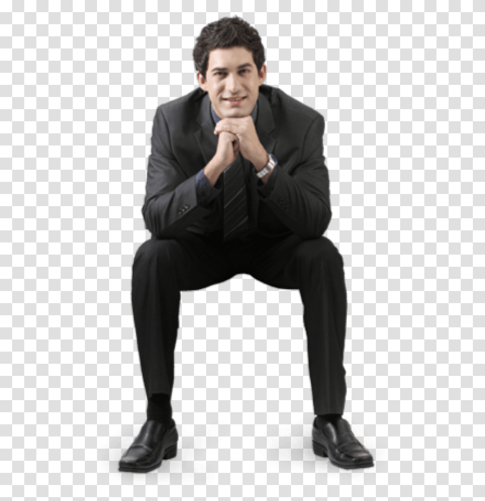 Man Sitting Down, Suit, Overcoat, Person Transparent Png