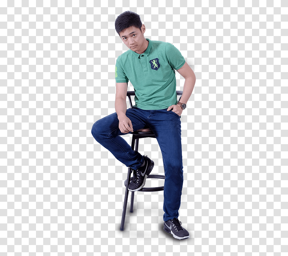 Man Sitting In Chair Man, Apparel, Person, Human Transparent Png