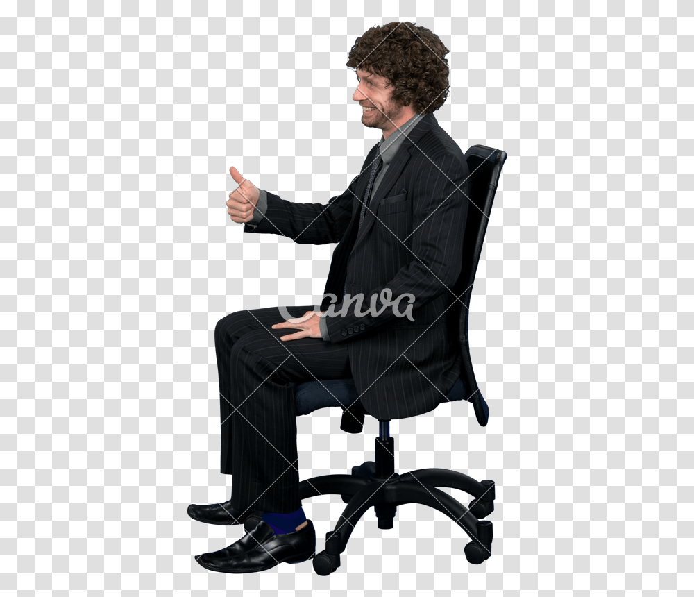 Man Sitting On Chair, Person, Human, Performer, Magician Transparent Png