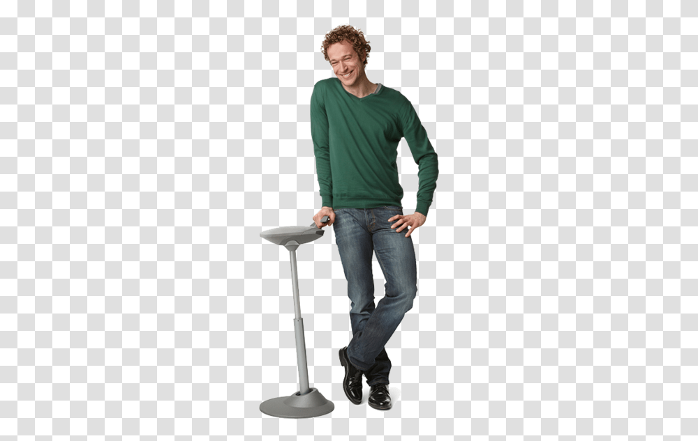 Man Sitting On Stool, Sleeve, Person, Long Sleeve Transparent Png