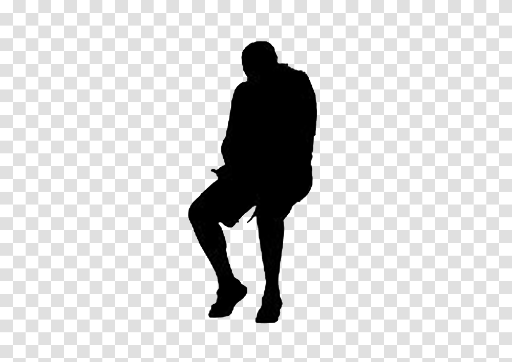 Man Sitting Silhouette Architecture Material Sources, Person, Photography, Suit, Overcoat Transparent Png