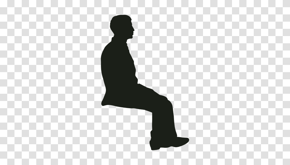 Man Sitting Silhouette, Person, Human, Kneeling, Standing Transparent Png