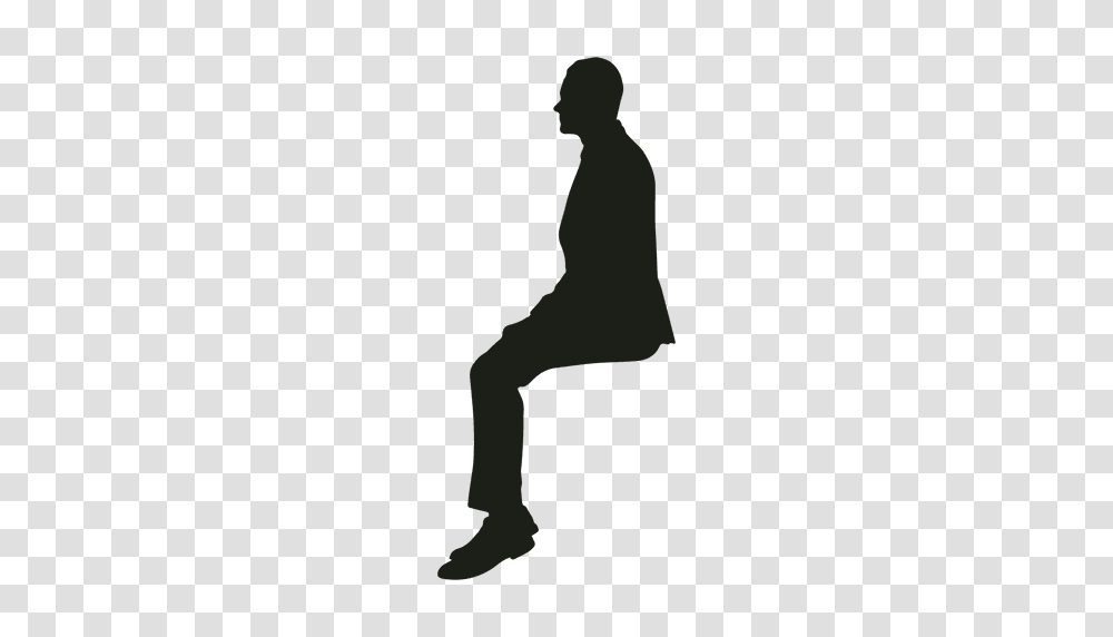 Man Sitting Straight Silhouette, Person, People, Kicking, Pedestrian Transparent Png