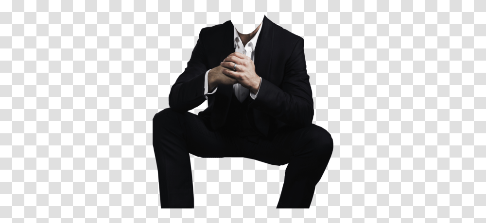 Man Sitting, Suit, Overcoat, Person Transparent Png