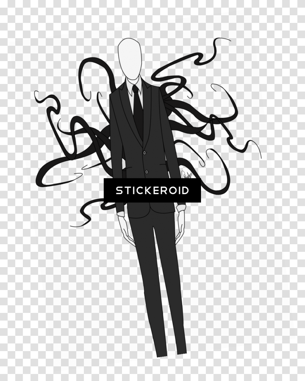 Man Slender, Silhouette, Tie, Accessories, Accessory Transparent Png