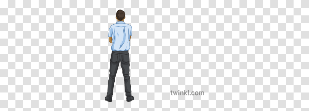 Man Standing Back Illustration Twinkl Twinkle Twinkle Little Star Violin, Sleeve, Clothing, Long Sleeve, Person Transparent Png