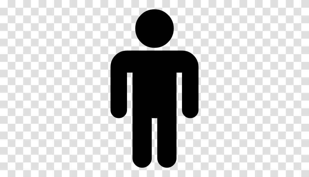 Man Standing Black Silhouette Icon, Gray, World Of Warcraft Transparent Png