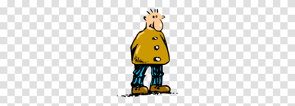 Man Standing Cartoon Clip Art, Apparel, Coat, Snowman Transparent Png