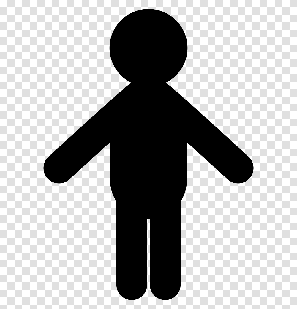 Man Standing Clipart Black And White Man Shape, Silhouette, Sign, Hammer Transparent Png